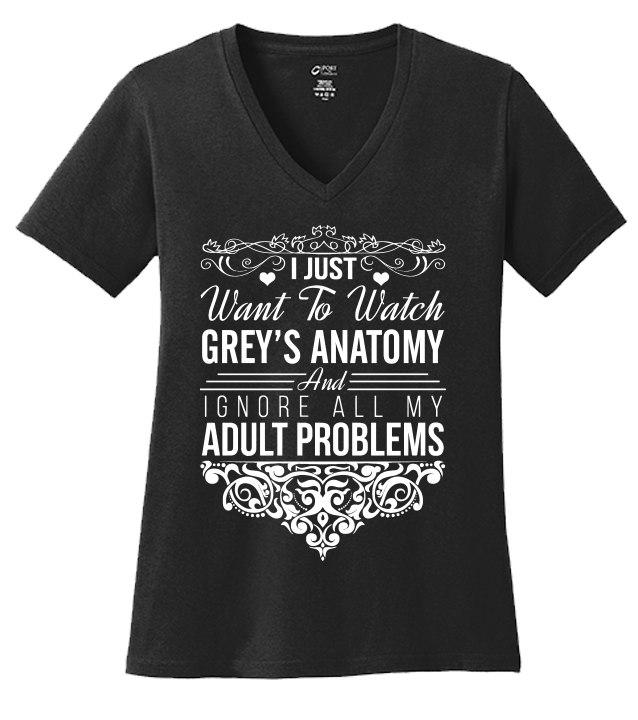 I Just Want To Watch Grey's Anatomy T-shirt