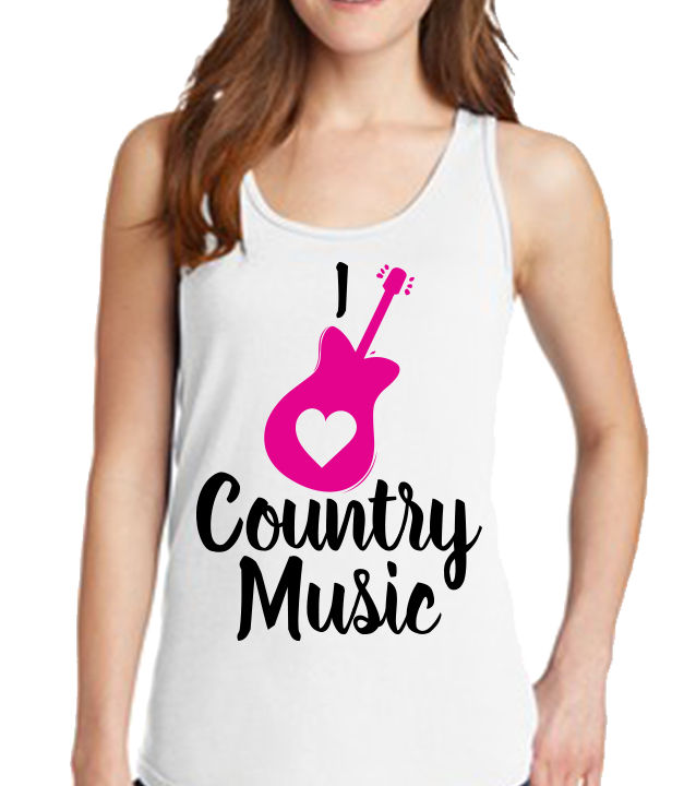 I Love Country Music Tank Top
