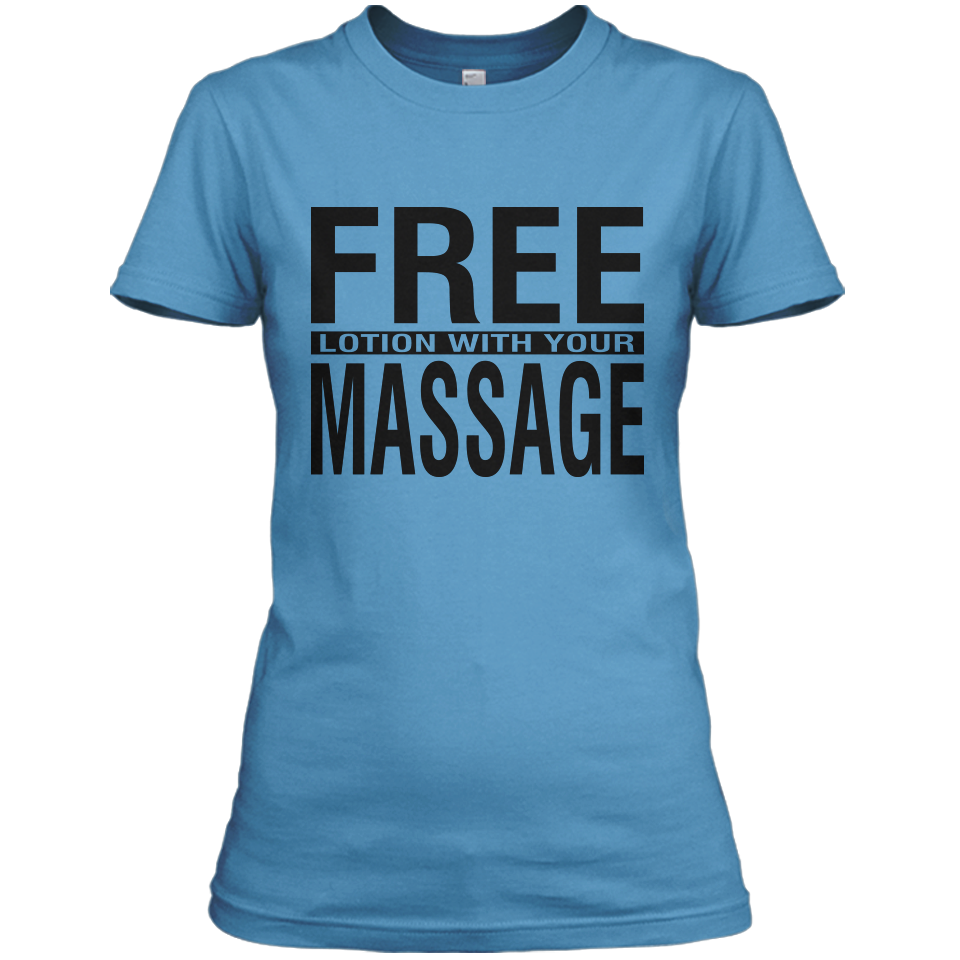Free Lotion With Your Massage Shirt