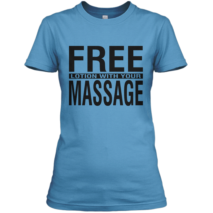 Free Lotion With Your Massage Shirt