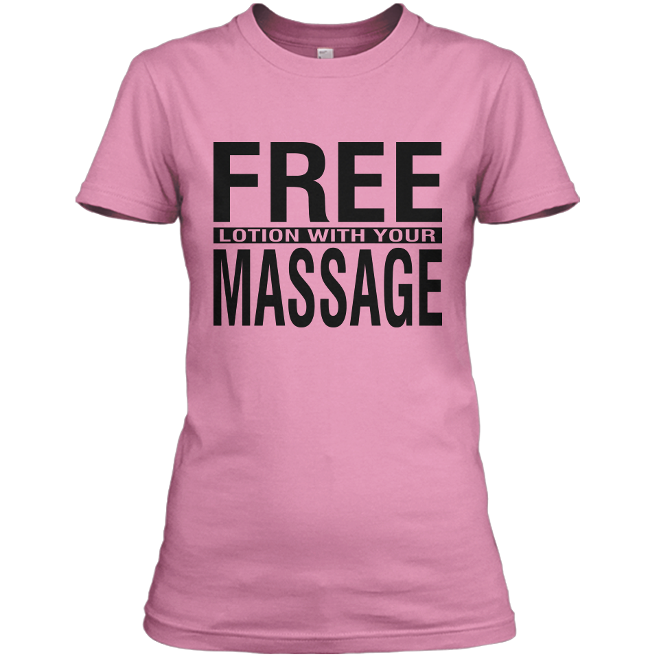 Free Lotion With Your Massage Shirt