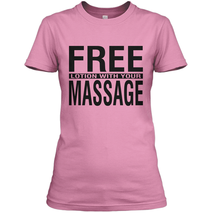 Free Lotion With Your Massage Shirt