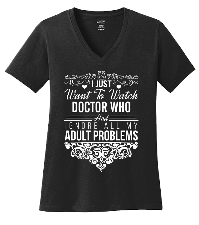 I Just Want To Watch Doctor Who T-shirt