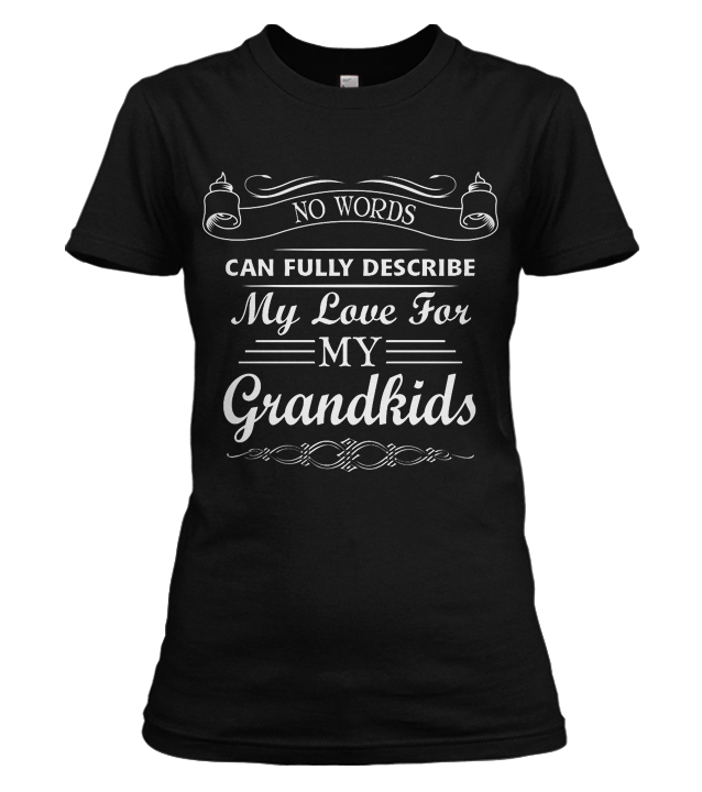 No Words Can Describe Love For Grandkids T-shirt