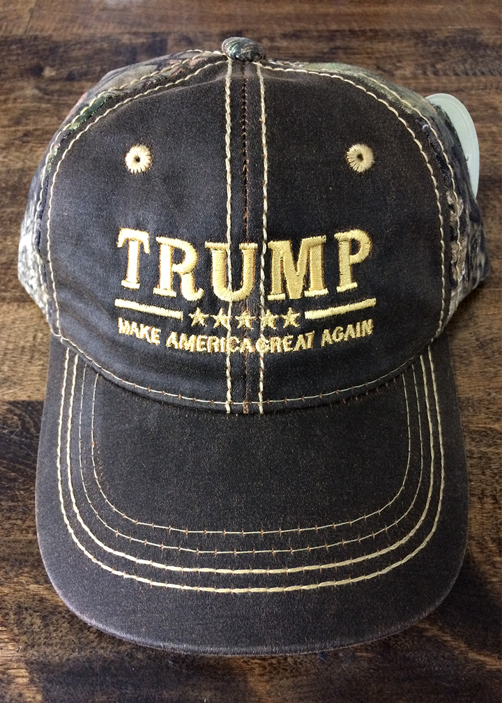 Trump MAGA 2020 Mossy Oak Star Camo Hat